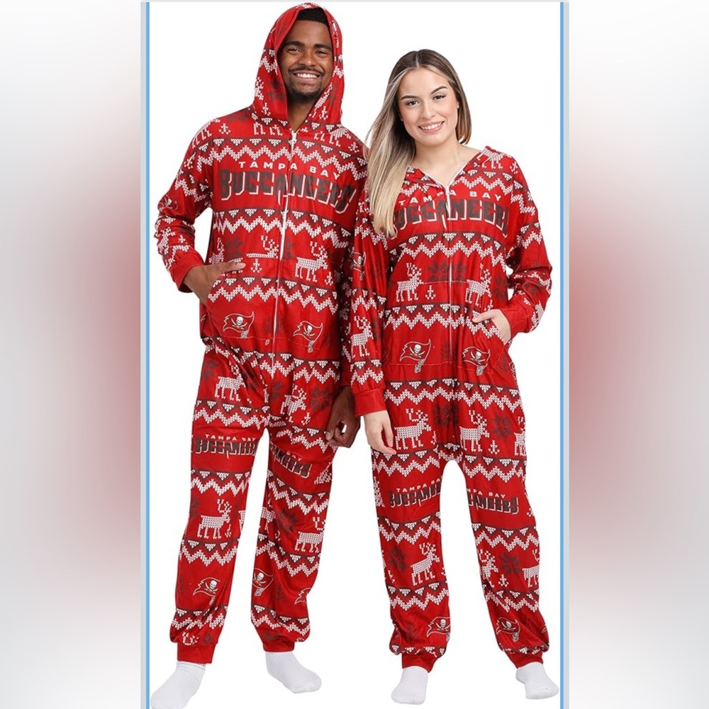 NFL, 2XL, TampaBay Buccaneers PJ Set,one piece, fun, comfy, team spirit, Unisex